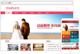 婚前公司网站模板